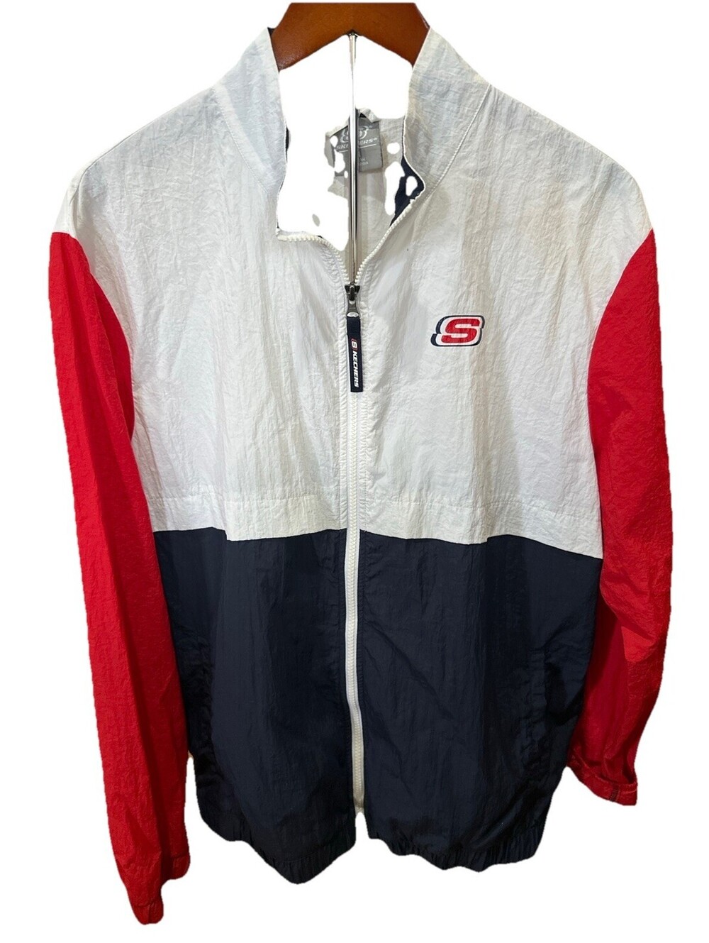 Vintage Skechers Windbreaker Jacket Mens M Colorblock 90s Y2K Track